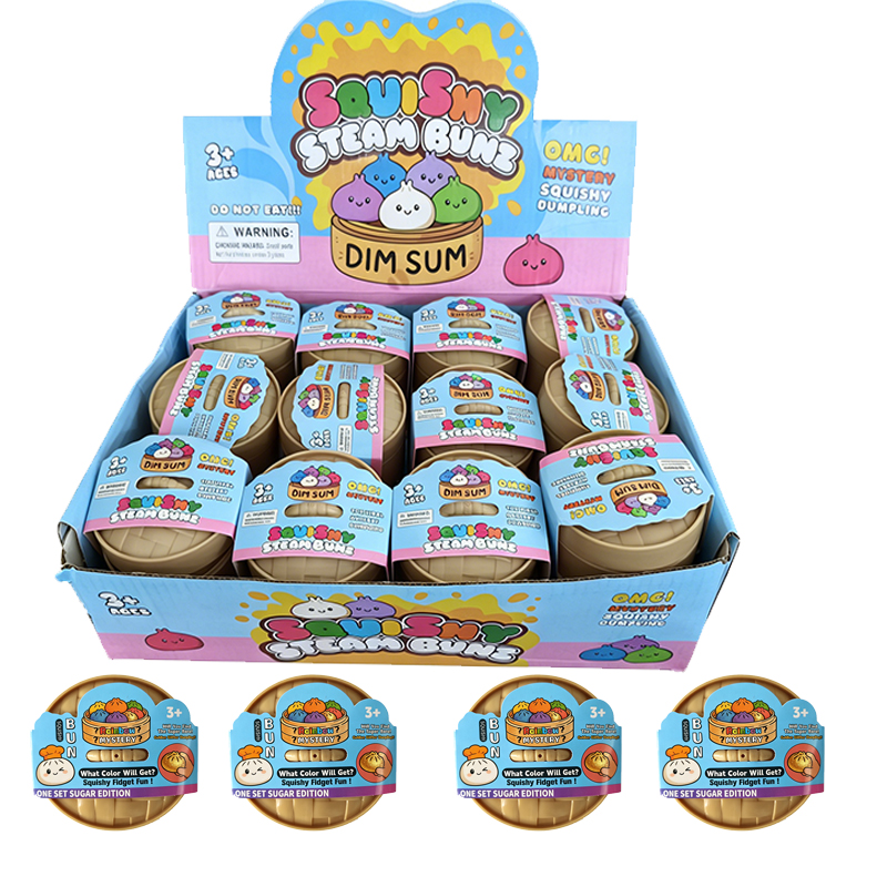 Kids Toys Dumplings - Gerçekçi Mini Mantı Sıkma Oyuncağı Bambu