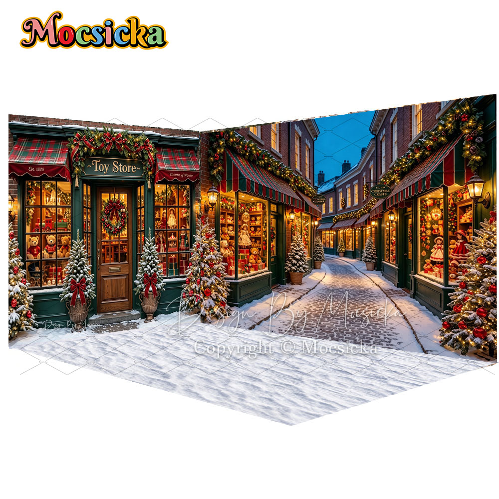 Kids Toys In Store - Mocsicka Noel Oyuncak Mağazası Sokak Köşesi