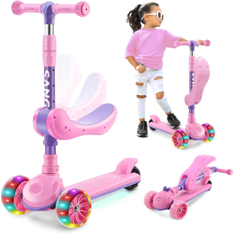 Kids Toys Scooter - 2'si 1 arada Çocuk Kick Scooter