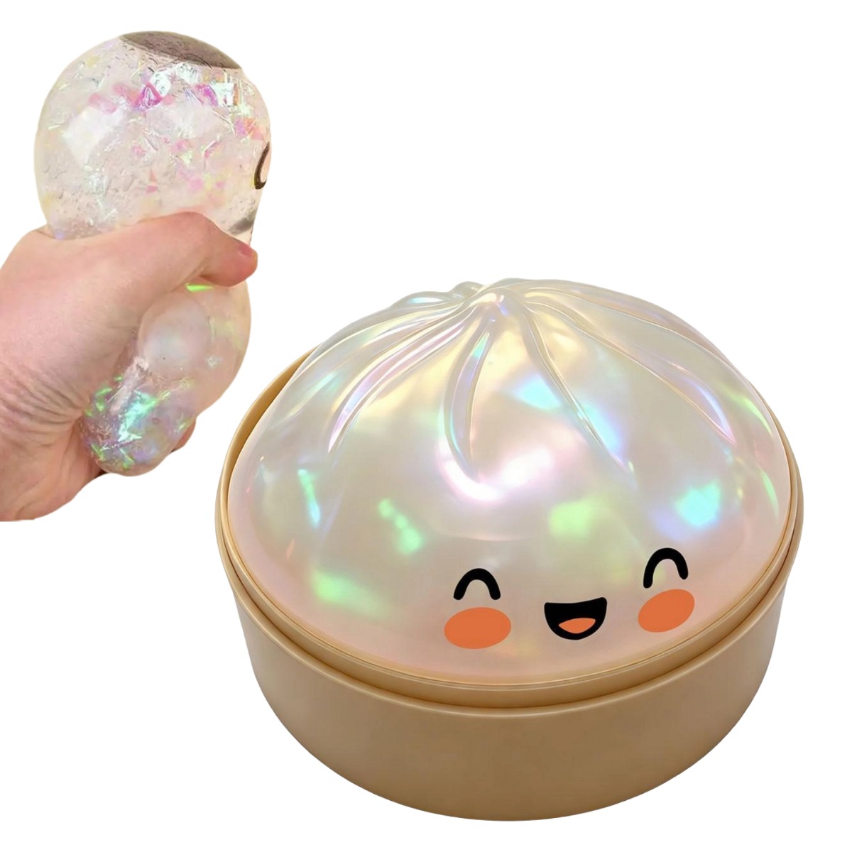 Kids Toys Dumplings - Gerçekçi Kristal Buharlı Çörek Yavaş Yükselen