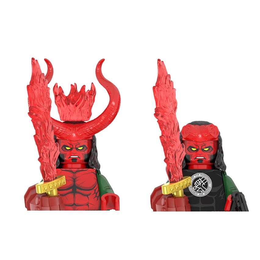 Lego Building Blocks - WM2422 WM2421 Hellboy Yapım Blokları Mini