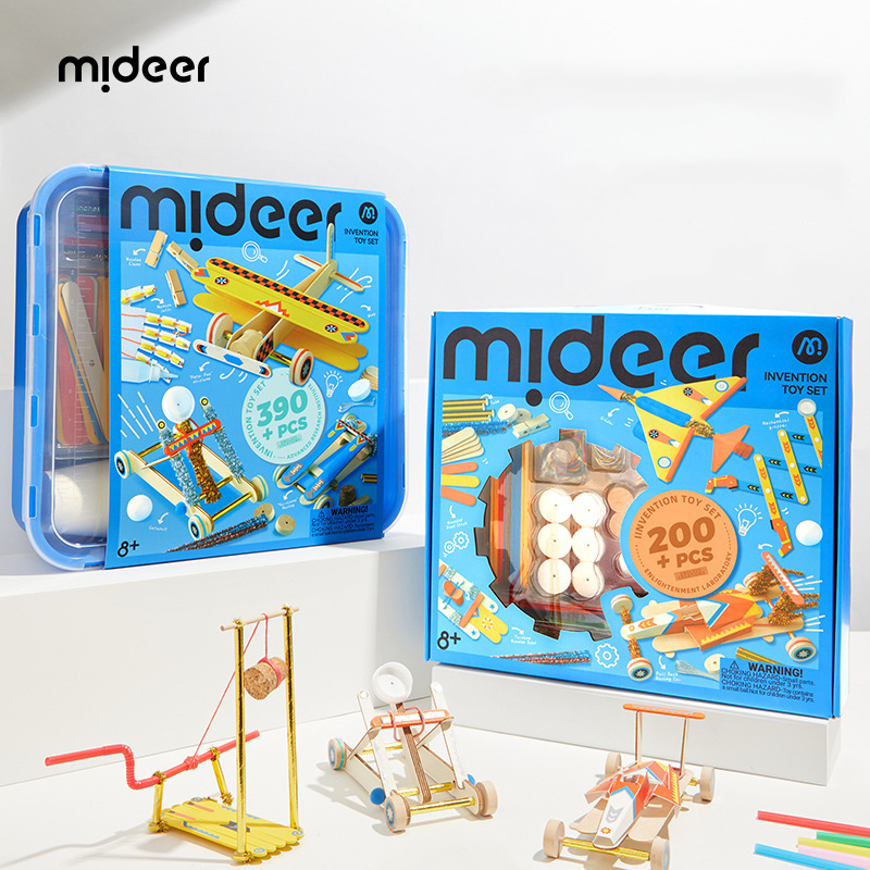 Kids Toys Under 200 - Mideer 200+ Parça Buluş Oyuncak Seti