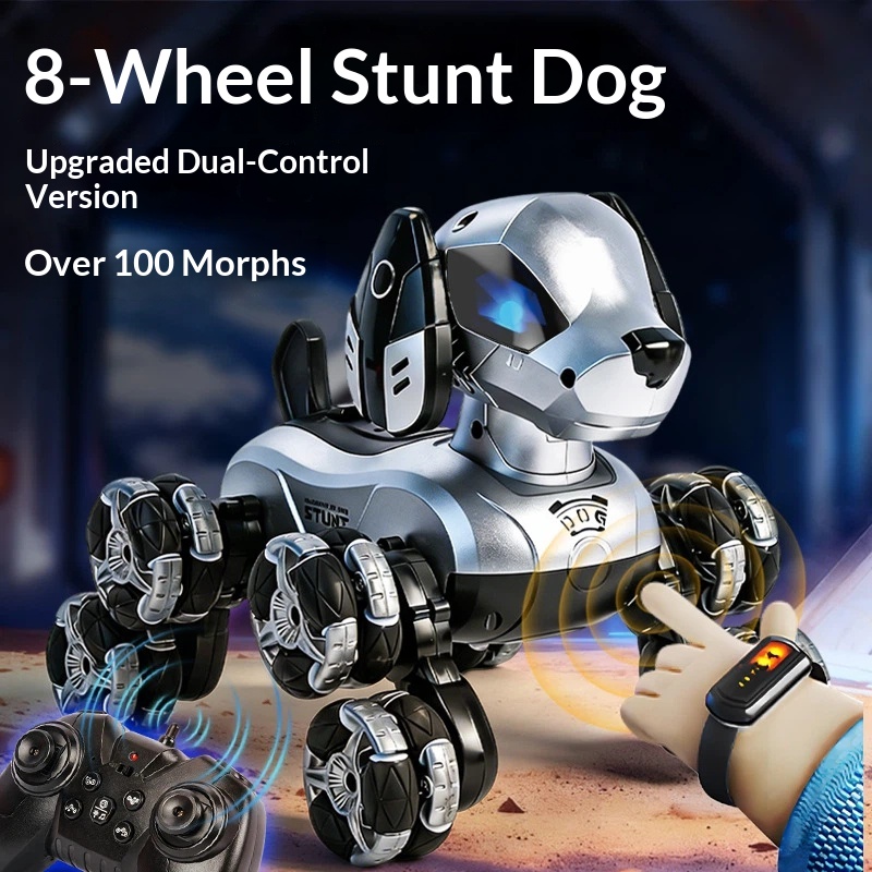 Kids Toys Dog - Yeni RC Akrobasi Robot Köpek 8