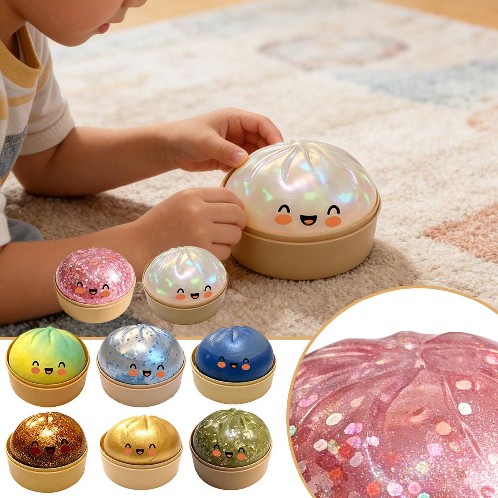 Kids Toys Dumplings - Komik Gülümseme Stres Giderici Top Yavaş