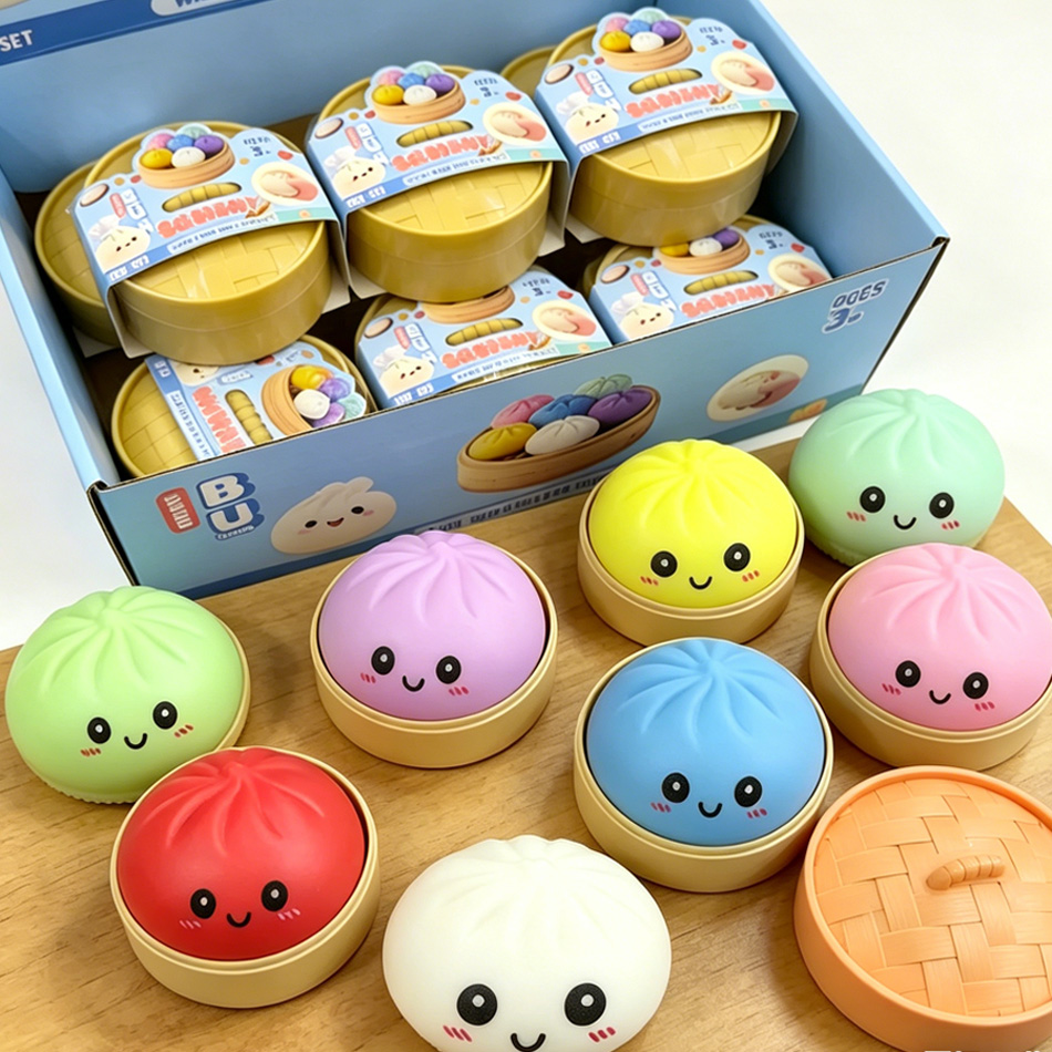 Kids Toys Dumplings - Dumpling Pressure Dumpling Squishies Renkli Çörek