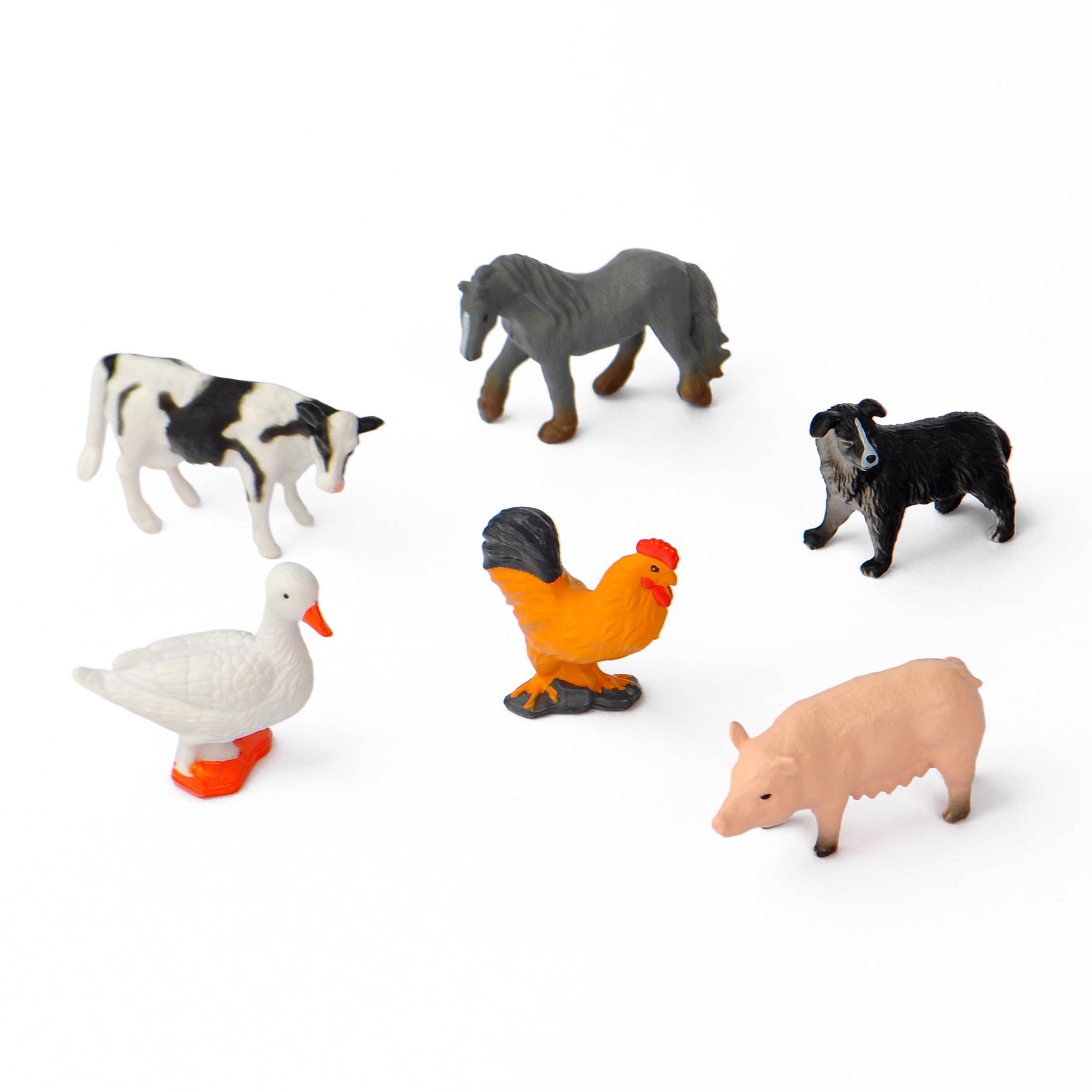 Kids Toys Play Youtube - 6 adet Mini Hayvan Figürü Saklama