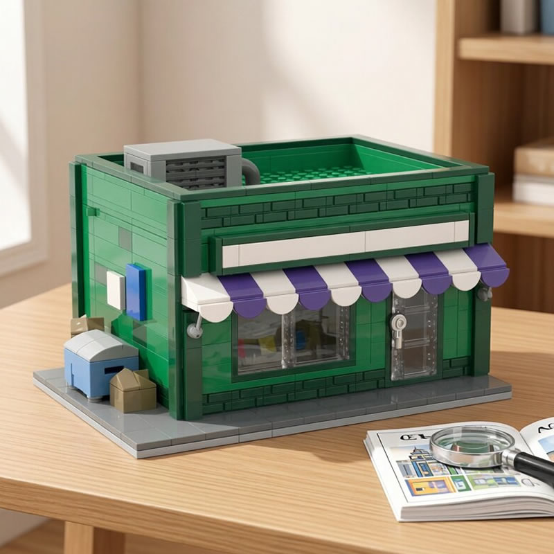 Kids Toys In Store - Yapı Taşları MOC Modüler Mini Sokak