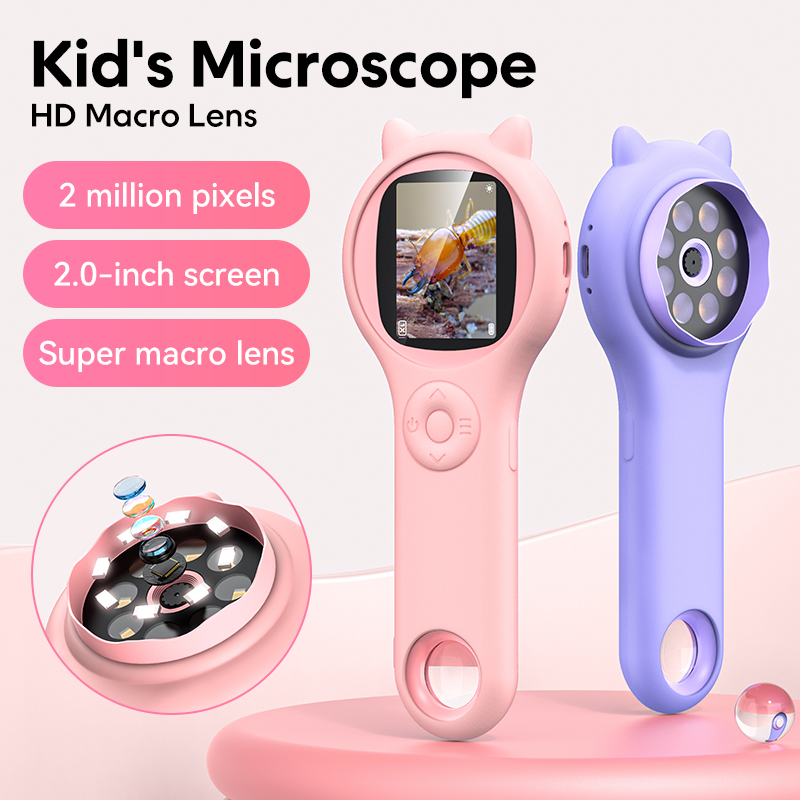 Kids Toys Under 200 - Çocuklar Optik Mikroskop 200 Megapiksel Fotoğraf