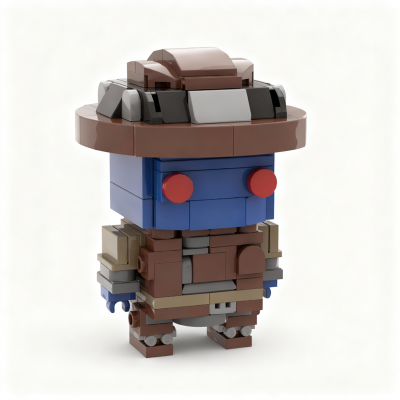 Kids Toys Cad Block - 181 adet MOC Cad Bane Brickheadz