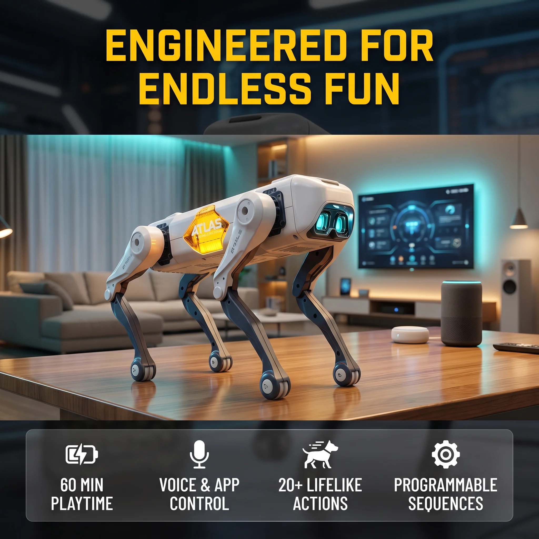 Kids Toys Dog - Yapay Zeka Akıllı Robot Köpek, Sesli